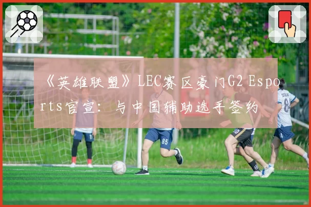 《英雄联盟》LEC赛区豪门G2 Esports官宣：与中国辅助选手签约
