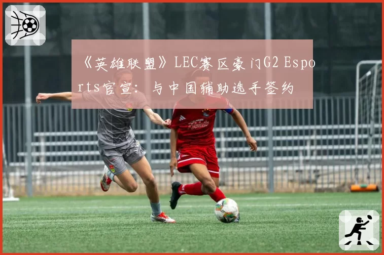 《英雄联盟》LEC赛区豪门G2 Esports官宣：与中国辅助选手签约